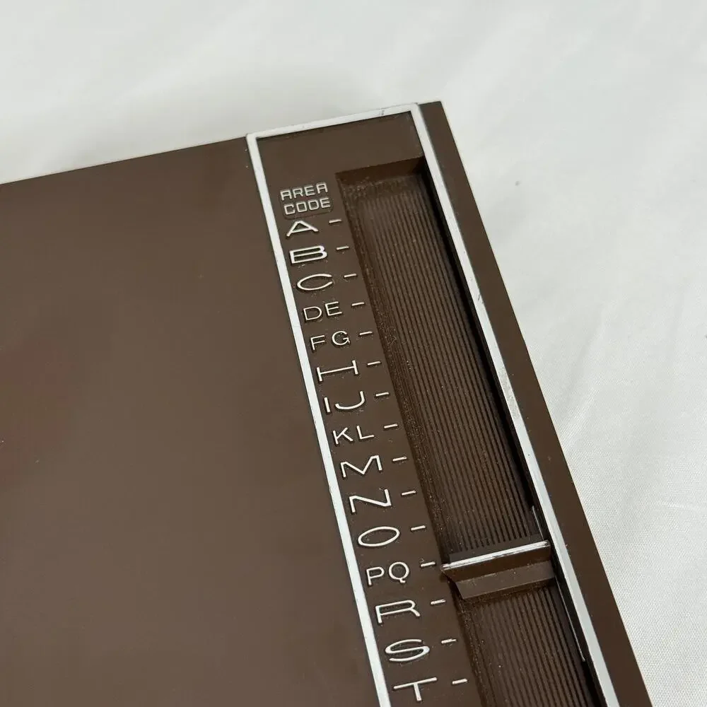 Vintage Park Sherman Index Phone Address Book Desk Organizer Pop Up McDougall